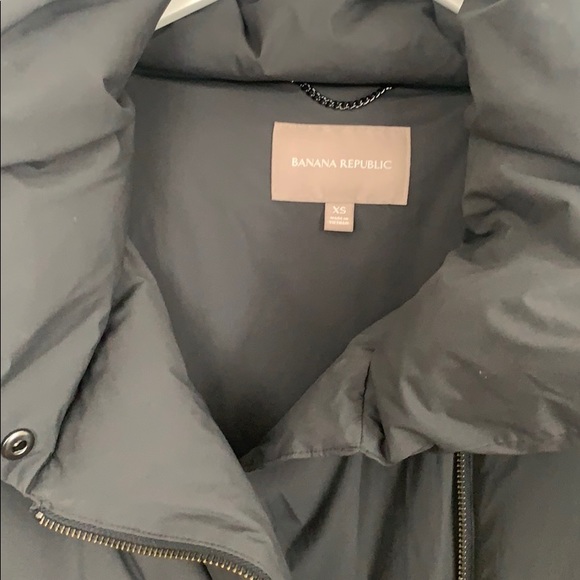 Banana Republic,charcoal asymmetrical cowl jacket - Picture 3 of 8